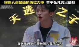 娱乐爆料黄子弘凡是谁啊,娱乐爆料中的神秘人物